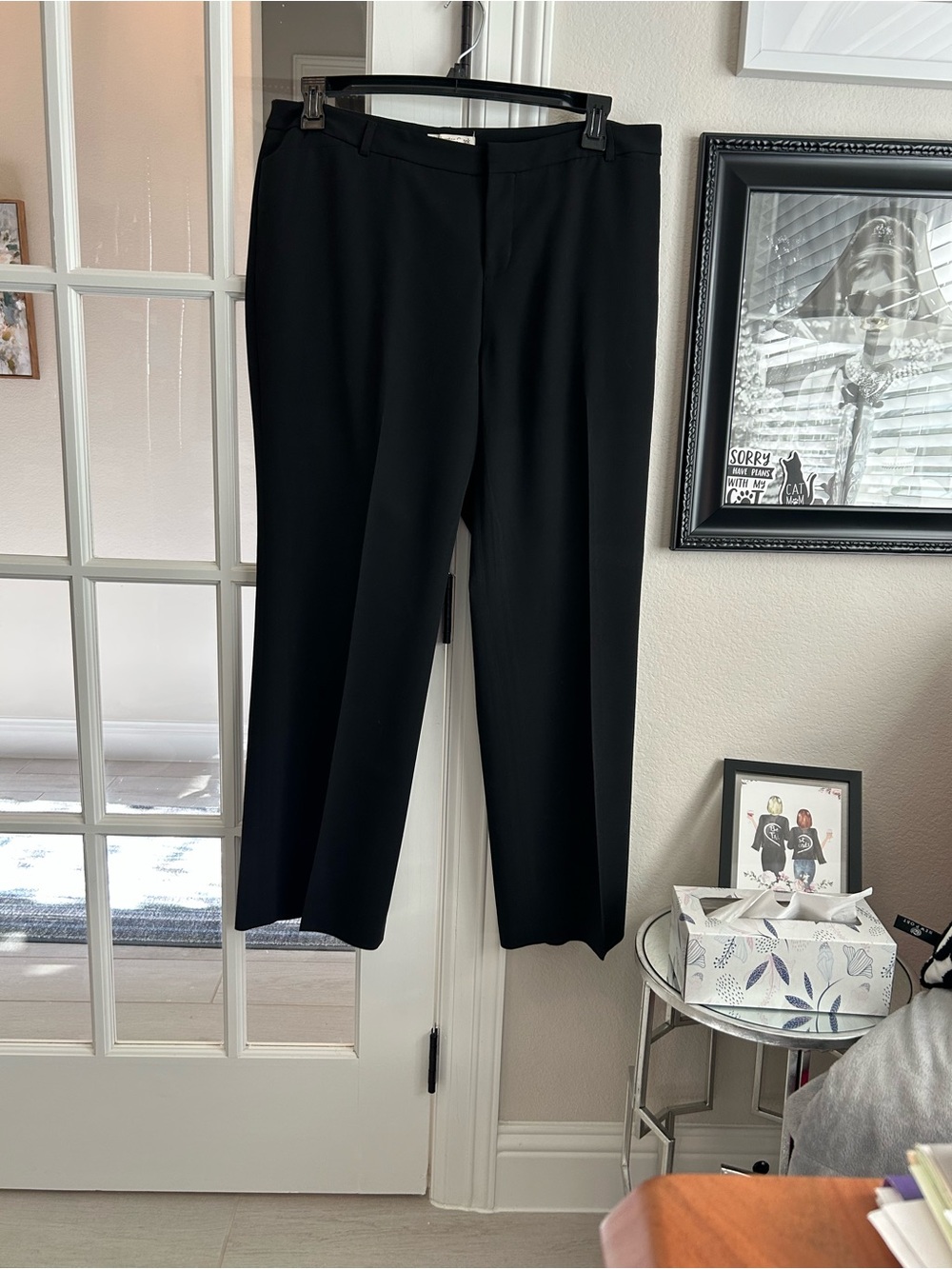 Coldwater Creek Straight Leg Pants in Black